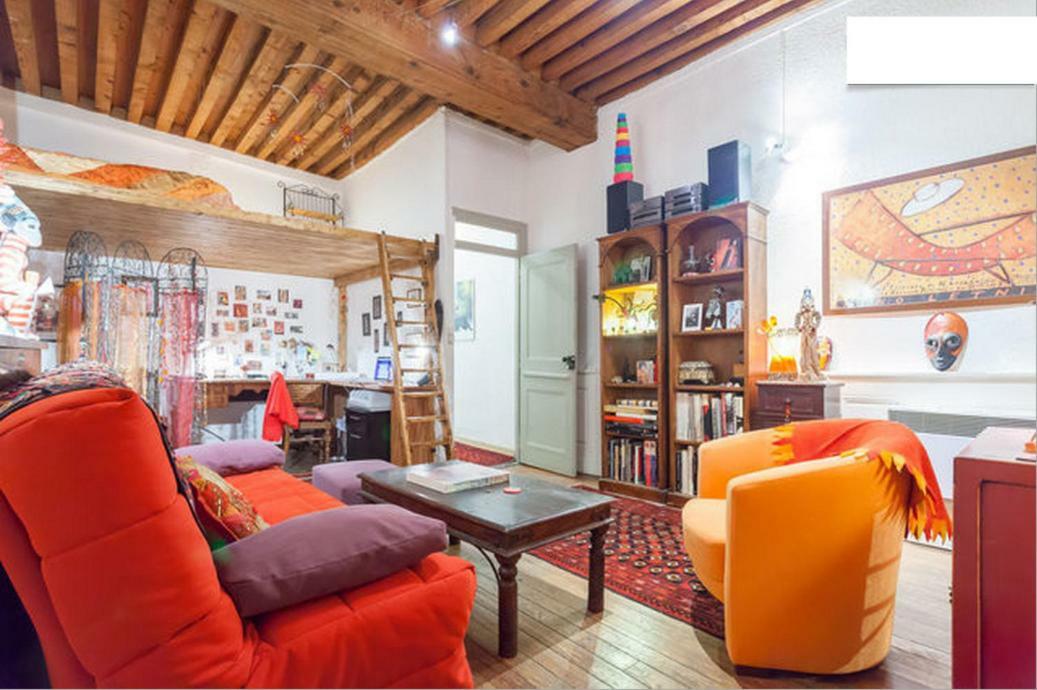 Salon Et Mezzanine Lyon Centre Apartment Bagian luar foto